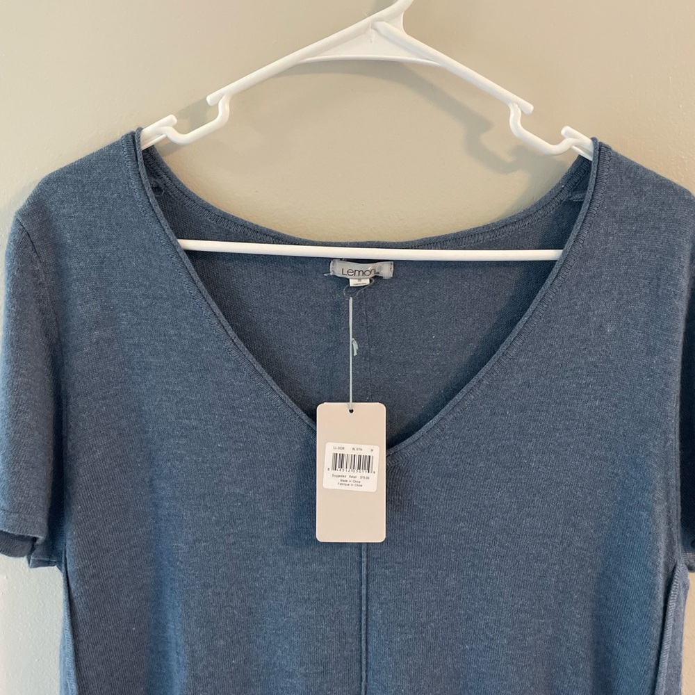 Lemon Cashmere Top - Picture 2 of 3